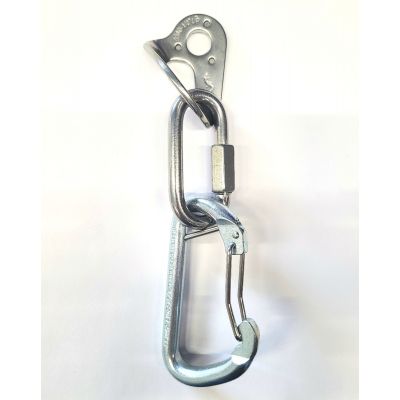 Modular Sport Anchor - Stainless hanger & QL / Plated steel Carabiner - 1/2"