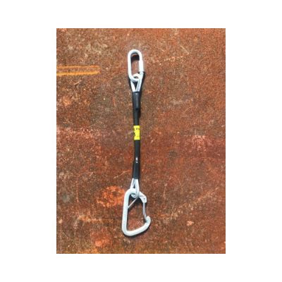 26cm Wire Rope Draw (896) + Wire Gate Carabiner (662) + 8mm screwlink (508-8-PS)