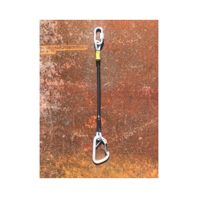 36cm Wire Rope Draw (897) + Wire Gate Carabiner (662) + 8mm screwlink (508-8-PS)