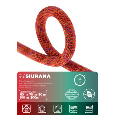 Fixe 9.6 Siurana Endurance 200m Spool- Red