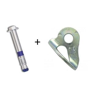 Plated Steel 1/2" x 3-1/2" Bolt (R6932) + FIXE Plated Steel Hanger (015-1/2)